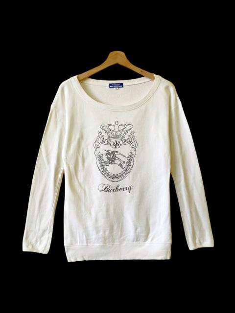 Other Designers Vintage Burberry Big Logo Crewneck Sweatshirt Size XS