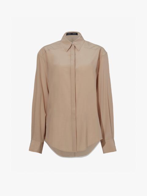 Proenza Schouler Demi Blouse in Stretch Silk Viscose