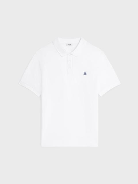 CELINE polo shirt IN PIQUE COTTON JERSEY