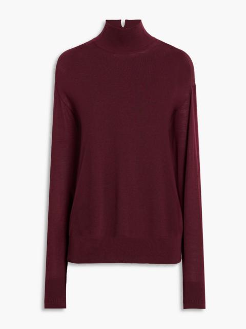 Another Tomorrow Wool turtleneck sweater