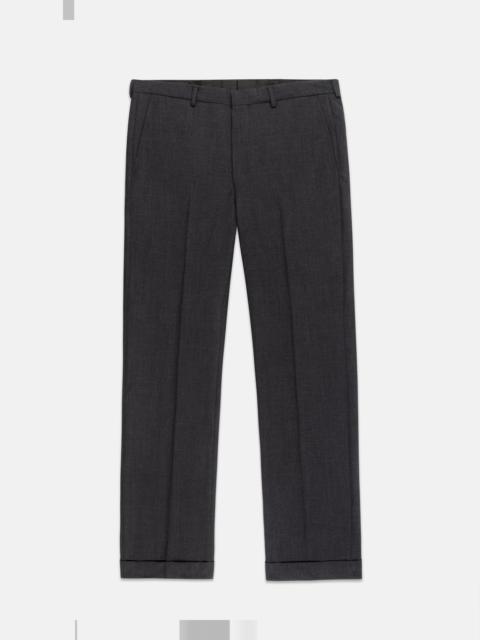 J. PRESS MADE-IN-USA CHARCOAL FOX AIR WOOL TROUSER