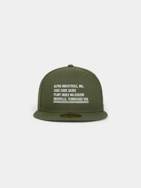 ALPHA INDUSTRIES ALPHA INDUSTRIES X NEW ERA 5950 CAGE CODE HAT