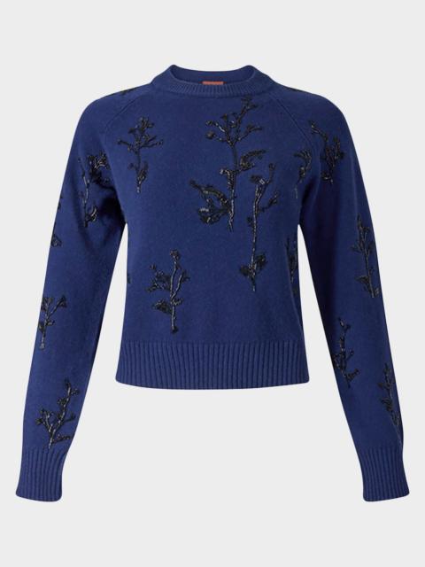 Altuzarra Paulie Beaded Crewneck Sweater