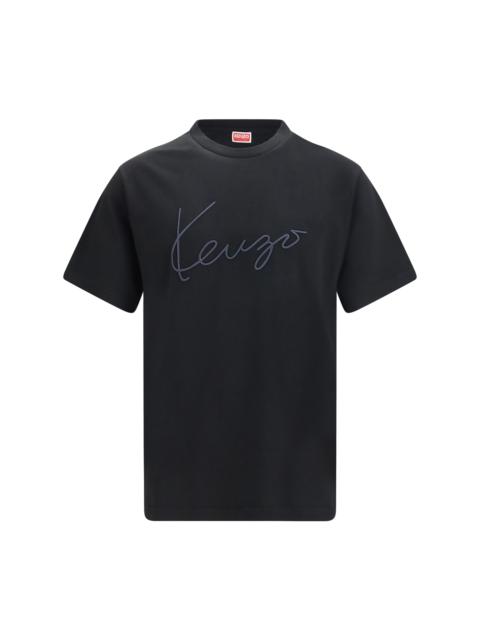 KENZO Kenzo Men Embroidered Signature Cotton T-Shirt