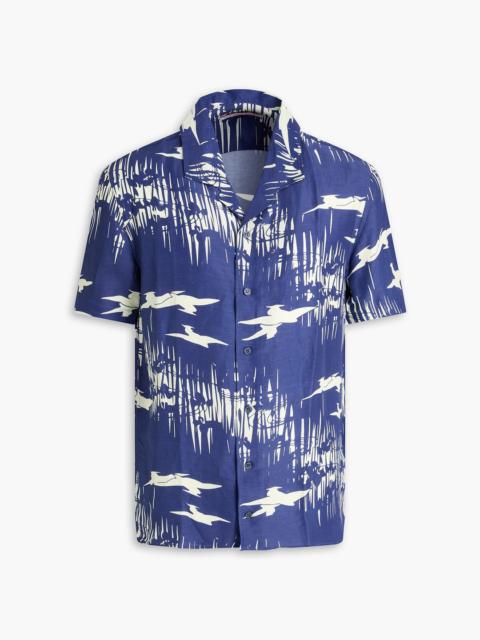 ORLEBAR BROWN Hibbert printed linen-blend shirt