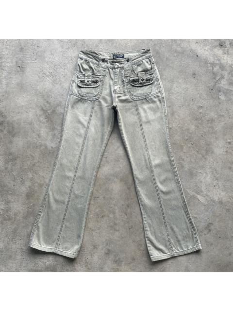 Other Designers Japanese Brand - RARE🔥 Vintage HapHazard Faded FLARE Bush Trousers Pants W26