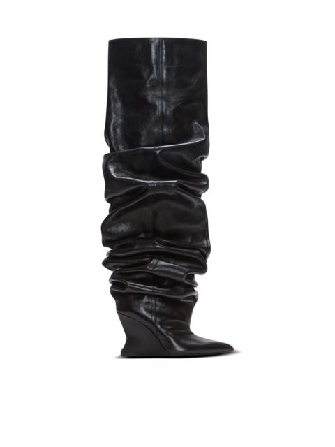Balmain Wedge thigh-high boots