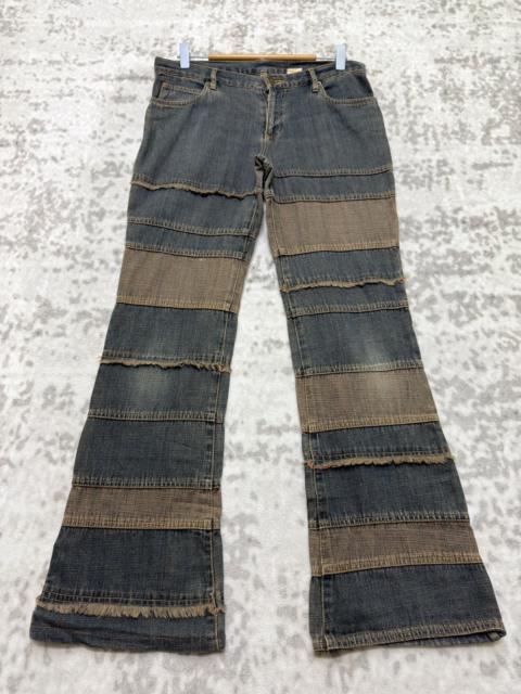 Hysteric Glamour Hagi Patchwork Flared Y2K Grunge Denim