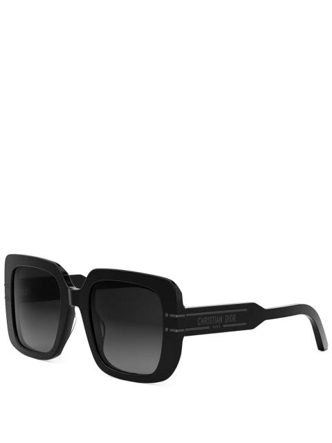 Dior Signature S11I Square Sunglasses, 54mm