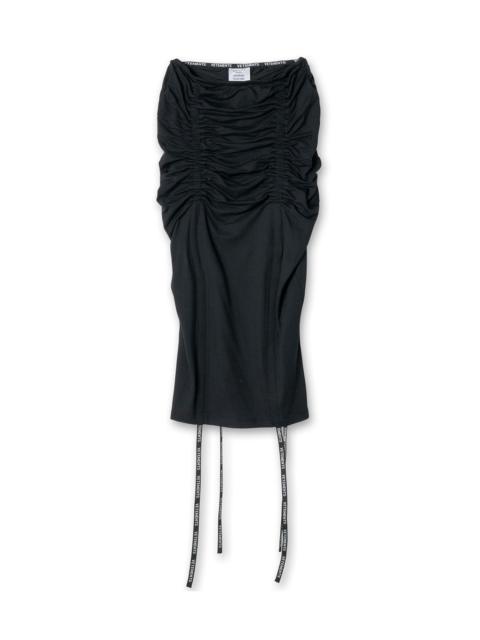 VETEMENTS Gathered Jersey Mini Skirt