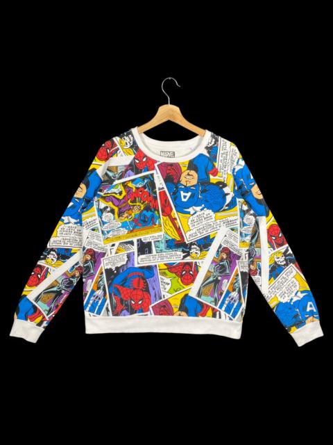 Other Designers Vintage Marvel Comics Fullprint Sweatshirt Size
