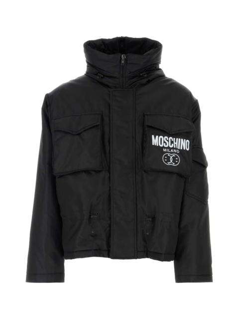 Moschino Black Nylon Padded Jacket