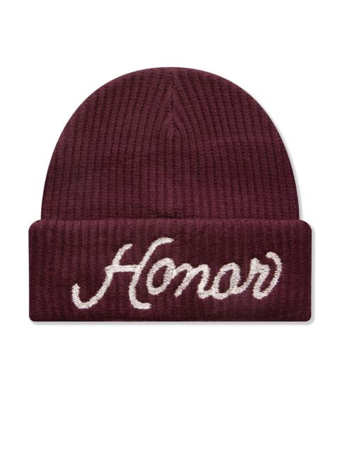 HONOR THE GIFT HONOR HEAVY KNIT BEANIE - BERRY