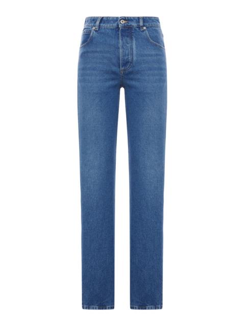 Bottega Veneta Bottega Veneta Women Straight Leg Medium Wash Jeans