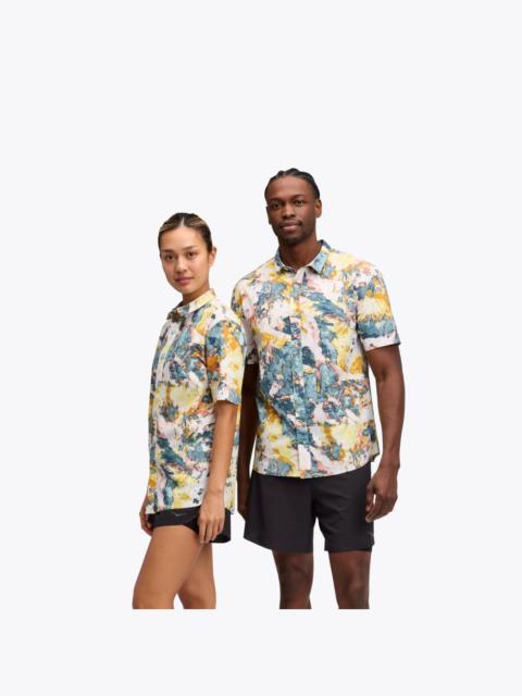 HOKA SkyRun Polo Hiking Shoes in Sun Run Print