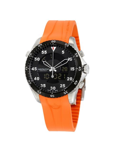 Other Designers Hamilton Khaki Flight Timer Dual Display Chronograph Men's Watch H64554431