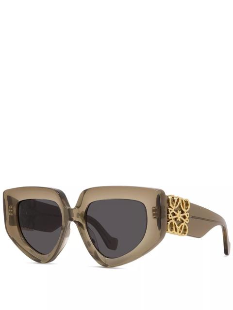 Loewe Anagram Geometric Sunglasses, 51mm