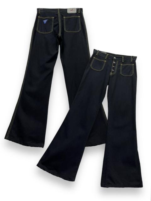 FIORUCCI 🔥FYE🔥Vintage FIORUCCI ITALY FLARE Denim Bush Pants