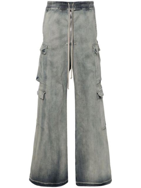 RICK OWENS DRKSHDW Men Double Cargo Jumbo  Belas