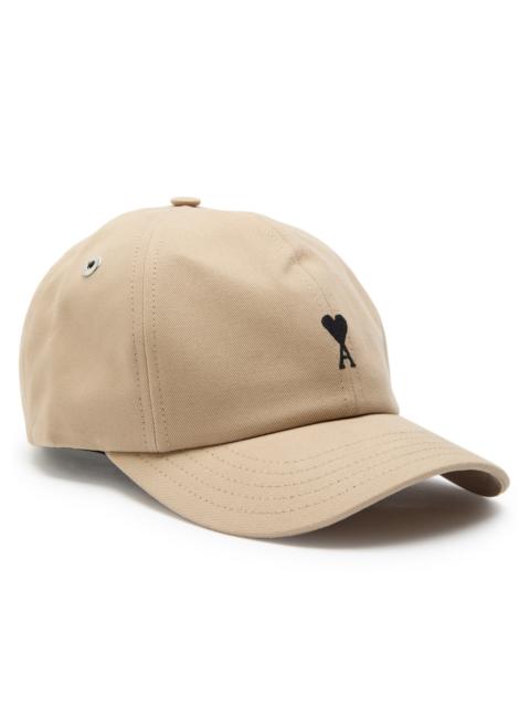 AMI Paris Ami Paris Logo-embroidered Cotton cap