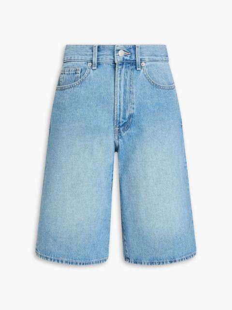 VERONICA BEARD Charlotte faded denim shorts