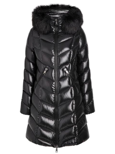 Moncler Moncler Fulmarus Quilted Glossed Shell Coat