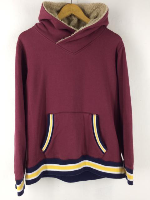 Other Designers Japanese Brand - Launching pad shawlneck hoodie magenta colour made in japan