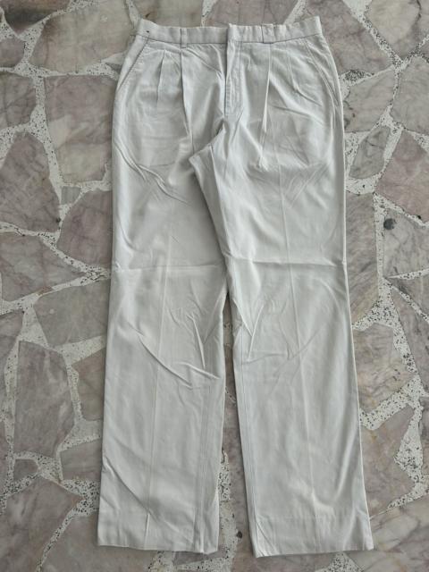 SAINT LAURENT YSL Vintage Casual White Trousers