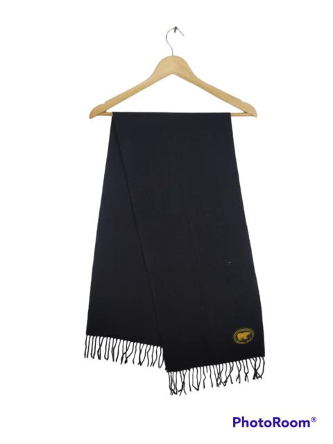Other Designers Vintage - Steal 💥 Vintage Golden Bear Wool Scarf Muffler