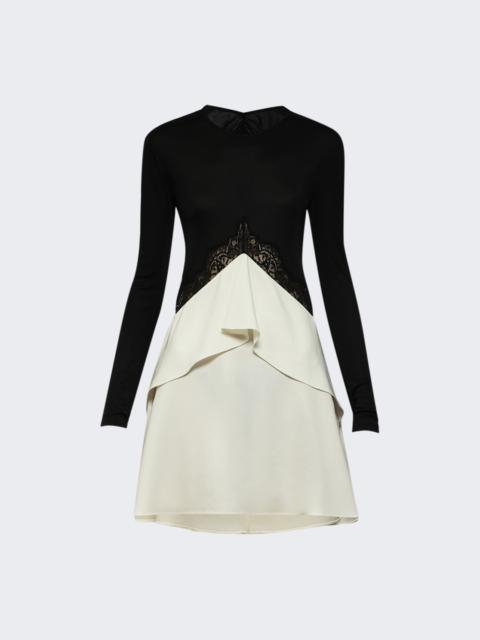 CHRISTOPHER ESBER Endrey Disconnect Back Mini Dress Black And White