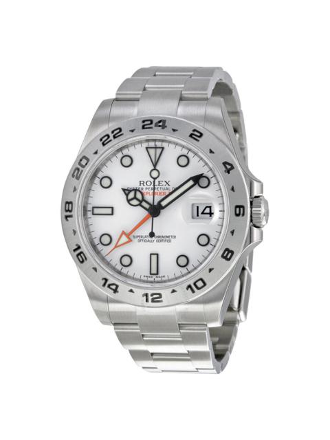 ROLEX Rolex Explorer II White Dial Stainless Steel Oyster Bracelet Automatic Men's Watch 216570WSO
