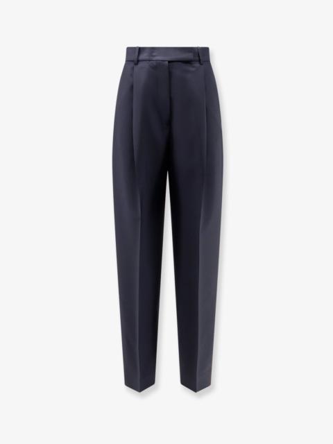 RÓHE Rohe Virgin Wool Mohair Trousers Blue