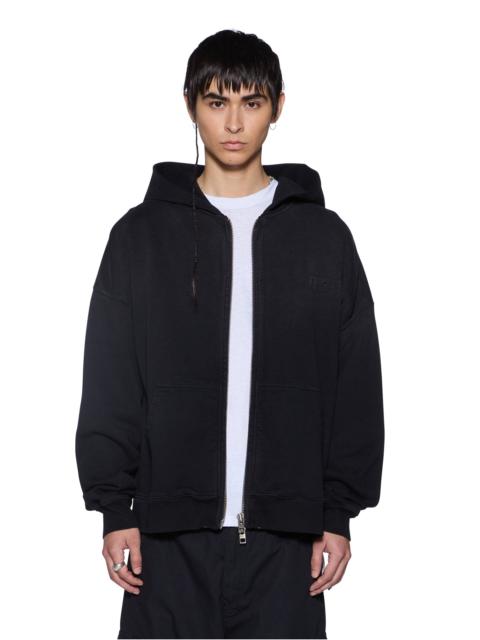 Ksubi INTRUDER EKCESS ZIP HOODIE JET BLACK