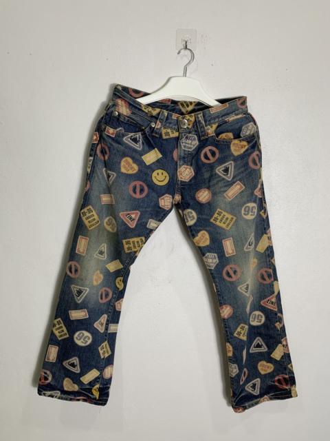 Hysteric Glamour Vintage Co&Lu All Overprint Denim pants