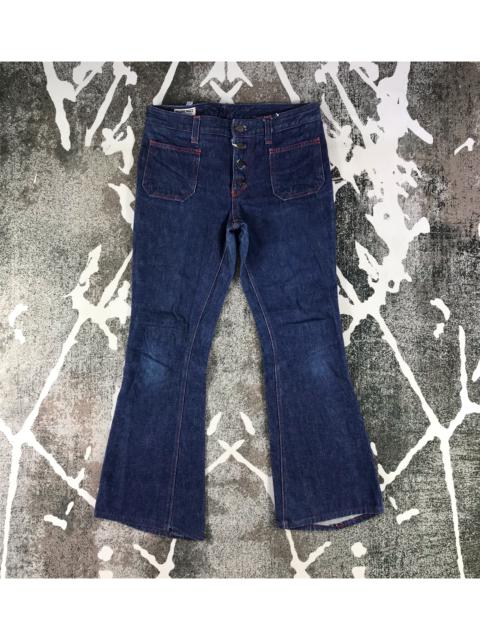 Other Designers Vintage - Vintage Blue Way Bush Pants Jeans Flare Denim KJ1280