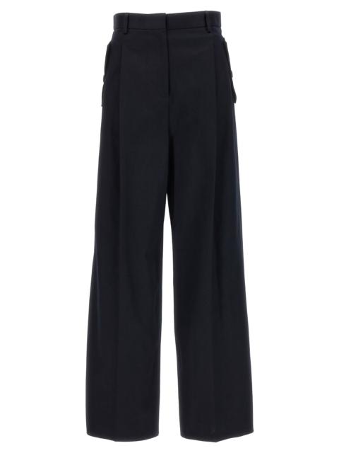 Lanvin Lanvin Women Loose Leg Front Pleat Pants