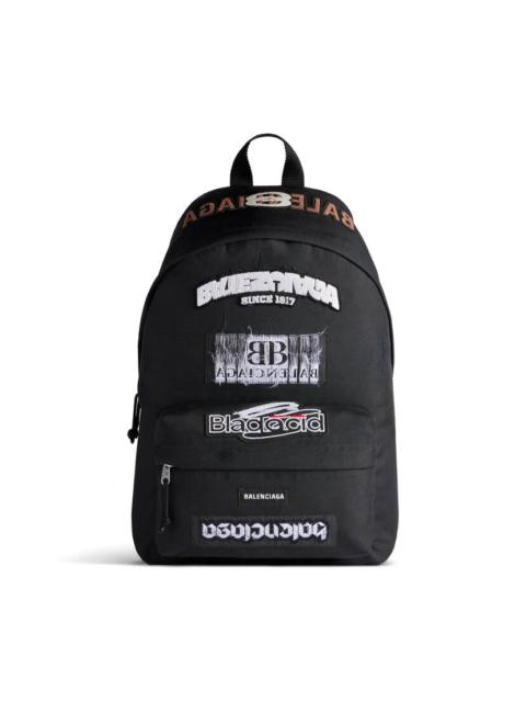 BALENCIAGA Men's Explorer Backpack  in Black