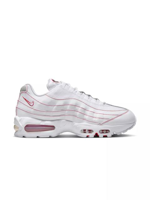 Nike Air Max 95 OG "White/University Red/Wolf Grey" Men's Shoe