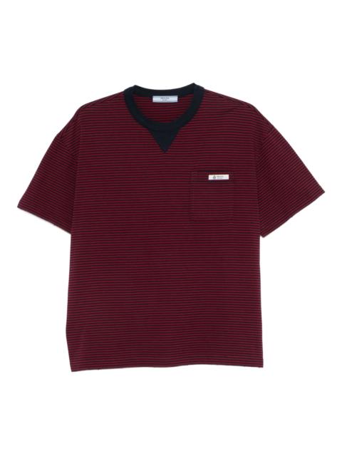 Prada Prada Striped Pocket T-shirt