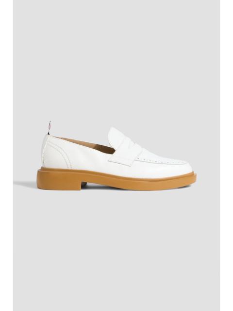 Thom Browne Pebbled-leather loafers