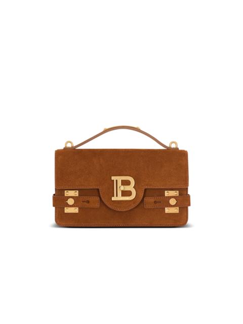 Balmain Suede B-Buzz Shoulder 24 bag