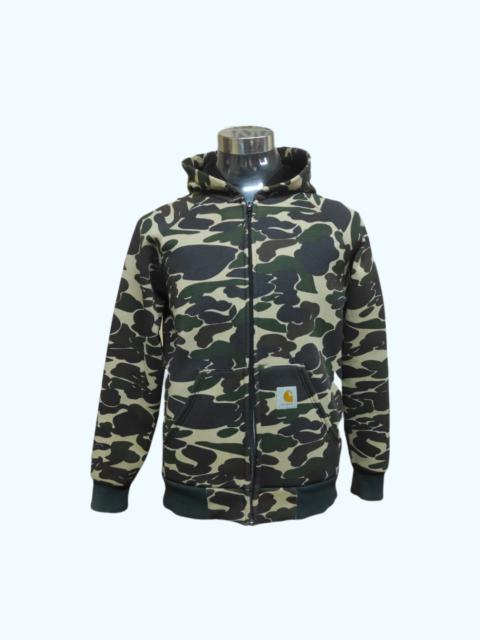 Other Designers Vintage - Vintage Y2k Carhatt Camo Sweatshirts Hoodie Zipper