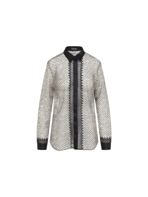 TOM FORD Tom Ford Flock Polka Dot Shirt Women