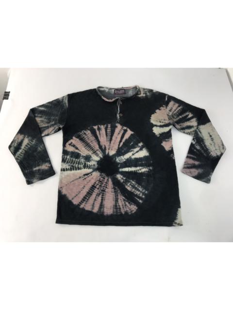 Other Designers Vintage - Malaika Tie Dye Art Spiral Design Longsleeve Tee