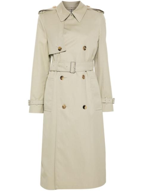Burberry Burberry Women Cotton Blend Long Trench Coat