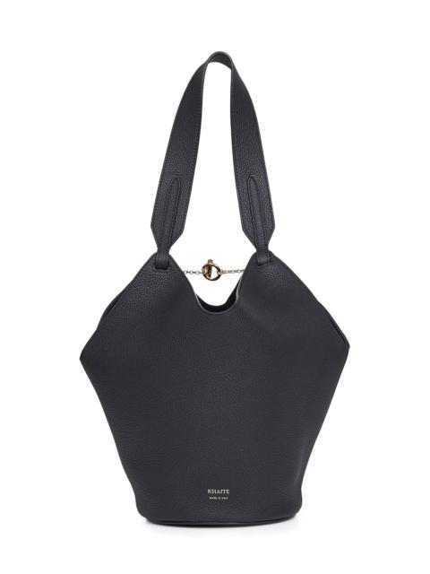 KHAITE Black Mini Lotus Tote tote bag