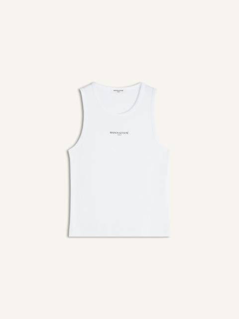 Maison Kitsuné MAISON KITSUNE PARIS RIBBED TANK TOP