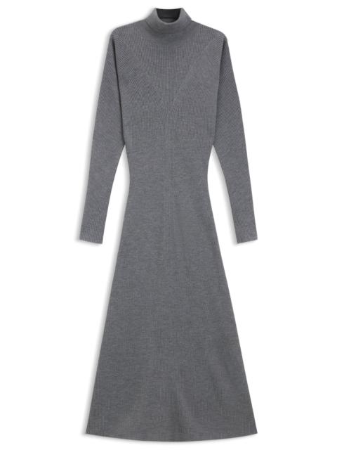 BOSS ROLLNECK SWEATER DRESS IN VIRGIN WOOL