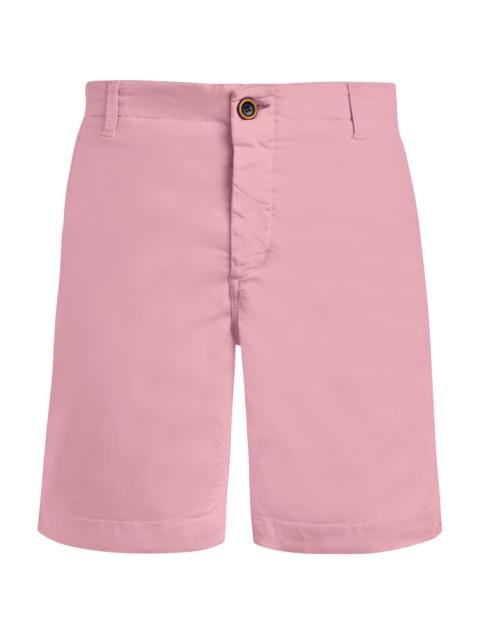 Vilebrequin Men Tencel Satin Bermuda Shorts Solid