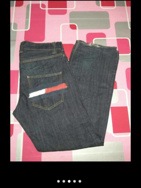 Other Designers Tommy Hilfiger Jeans Denim Big Logo Big Flag